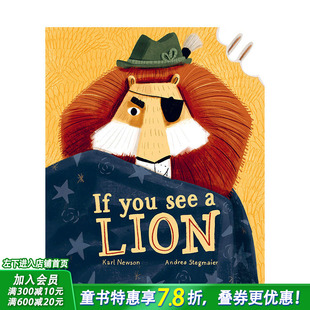 【现货】If You See a Lion 如果你遇见一头狮子 英文原版儿童绘本【善优童书】