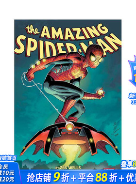 【预售】超凡蜘蛛侠 BY ZEB WELLS 合集卷1 Amazing Spider-Man By Zeb Wells Omnibus Vol.1 英文漫画书正版进口书