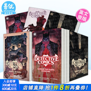 英文漫画书Batman Nocturne 蝙蝠侠：侦探漫画：哥谭夜曲1 Gotham Comics Detective 插曲 第一二三幕 5册：序曲 现货多册选拍