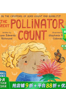 【预售】【社区科学大行动！】小昆虫普查日 【Community Science Counts!】The Great Pollinator Count 英文儿童插画科普绘本书