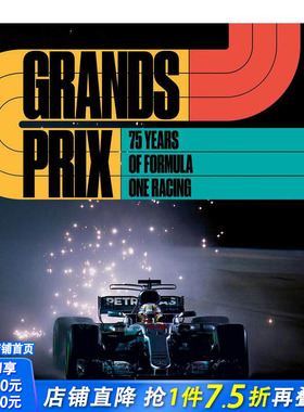 【预售】F1赛车：75年历史 Grands Prix: 75 Years of Formula One Racing 原版英文摄影作品集 正版进口书