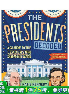 【预售】总统解码 The Presidents Decoded 英文儿童插画故事绘本 进口童书