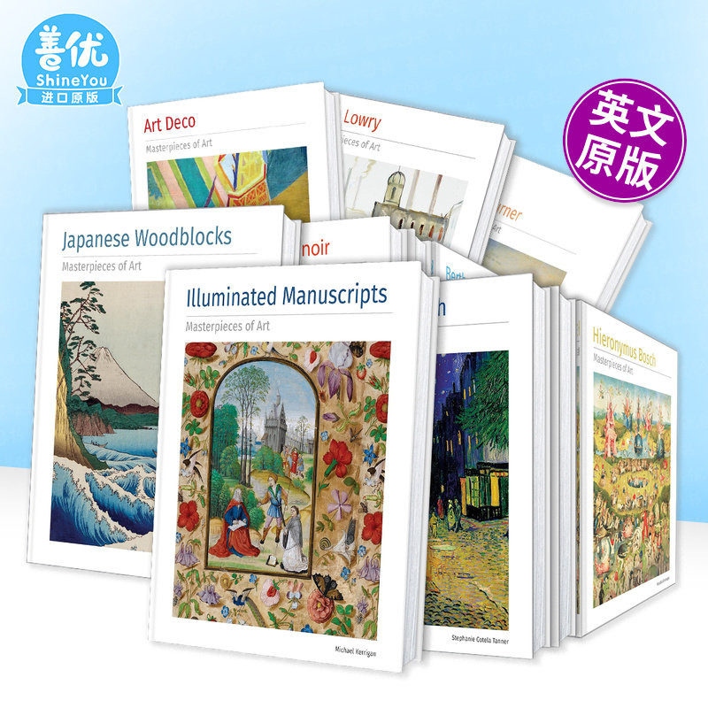 【现货多册选拍】Masterpieces of Art系列：梵高/莫奈/高更/透纳/德加/多雷/莫里斯/日版版画/手工绘本等英文正版进口艺术书画册图片