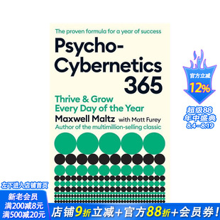 【现货】心理控制术365 Maxwell Maltz每日智慧之书 Psycho-Cybernetics 365英文心灵励志self help自助指南经典著作 正版进口书