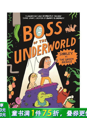 【预售】【冥界老大】苐1册：雪莉大战绿魔Boss of the Underworld:Shirley vs the Green Menace英文儿童漫画故事书英语拓展阅读