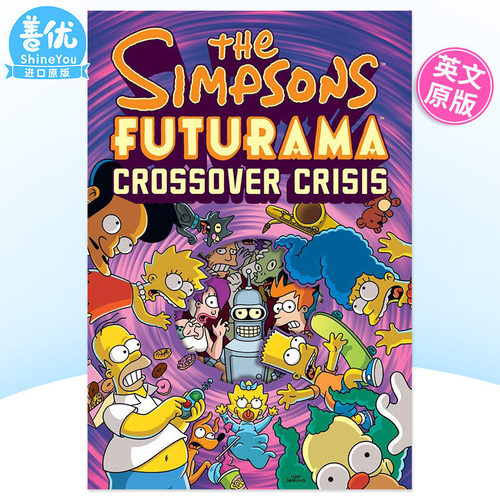 【预售】辛普森一家 未来世交叉危机 The Simpsons Futurama Crossover Crisis 精装 英文漫画 外版原装进口书籍