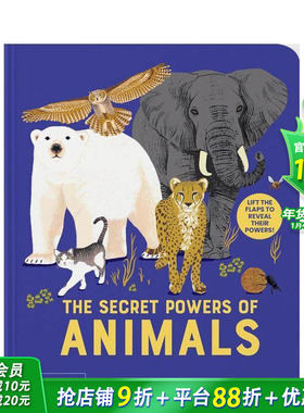 【预售】动物们的秘密力量 The Secret Powers of Animals 非洲象 独角鲸 英文儿童插画科普故事绘本 进口童书