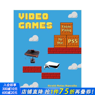 Retro 原版 现货 Spective Video 英文艺术插画原画设定集 PS5 From 正版 Games the 电子游戏：复古视角 进口书 Pong