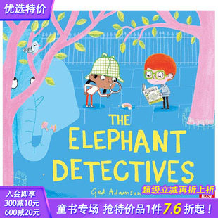 The 大象侦探 Elephant Detectives 进口童书 英文儿童故事插画绘本 现货