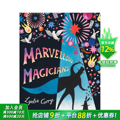 【现货】奇妙的魔术师：史上伟大魔术师 Marvellous Magicians The greatest magicians of all time!英文儿童插画故事绘本进口书