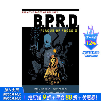 【预售】英文原版漫画 B.P.R.D.青蛙瘟疫4: Plague of Frogs Volume 4  正版进口书籍 善优图书