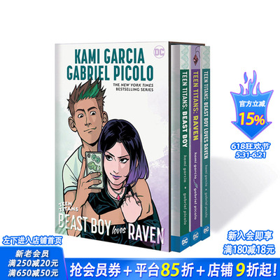 【预售】DC漫画 套装2册 少年泰坦：乌鸦和野兽男孩 英文漫画Teen Titans: Raven and Beast Boy 图像小说 正版进口书 DC comic