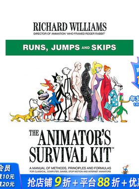 【现货】英文原版 动画师的生存工具包：跑、跳、跃 The Animator’s Survival Kit 艺术技法 正版进口图书画册