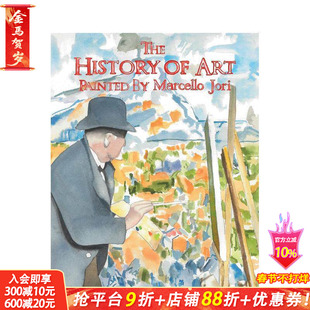 【现货】手绘艺术历史The History of Art 艺术漫画家Marcello Jori 英文古希腊文艺复兴达芬奇拉斐尔米开朗琪罗梵高高更塞尚