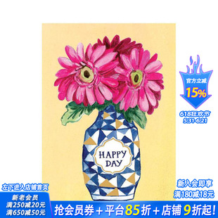 【预售】【卡片】莫莉·哈奇所有场合记事卡 Molly Hatch All Occasions Notecards 进口艺术创意文创产品 节日送礼