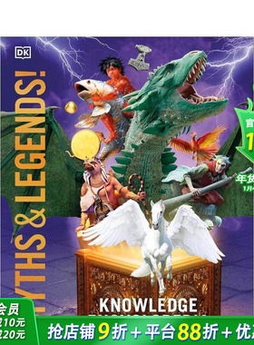 【现货】神话与传说大观百科全书 【DK Knowledge Encyclopedia】Knowledge Encyclopedia Myths英文儿童插画科普绘本 进口童书