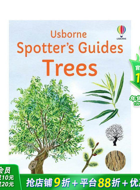 【预售】【自然观察者插图指南】树木 【Spotter's Guides】Trees 自然科普 英文儿童插画科普故事绘本 进口童书