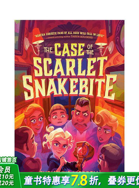 【现货】猩红蛇咬之谜 The Case of the Scarlet Snakebite 英文儿童桥梁章节故事 英语拓展阅读进口书