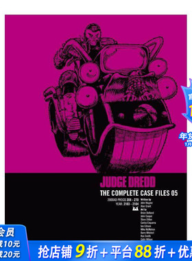 【预售】爵德判官：完整案例档案第 5 版 Judge Dredd: Complete Case Files v. 5 原版英文漫画书 正版进口书