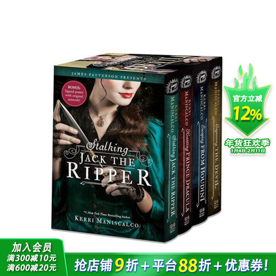 【预售】追踪开膛手杰克系列 精装礼品套装The Stalking Jack the Ripper Series Hardcover Gift Set12岁+英文小说故事进口童书