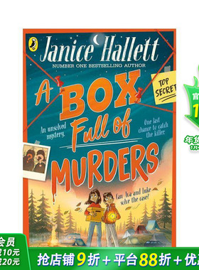 【预售】谜案秘盒 A Box Full of Murders 英文儿童故事 英语拓展阅读进口童书