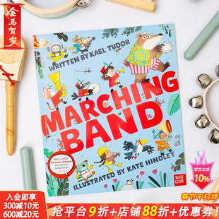 【现货】欢迎加入游行乐队！ 凯特格林纳威奖提名画师Kate Hindley Marching Band 原版英文儿童绘本 扫描二维码听音频 进口童书