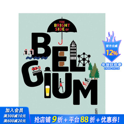 【现货】比利时美好的一面 The Bright Side of Belgium 原版英文旅行 正版进口书