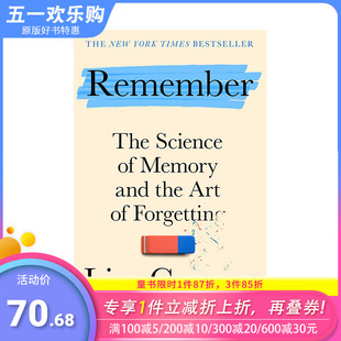 【预售】英文原版 记住：记忆的科学及遗忘的艺术 Remember 社会科学 正版进口图书画册 善优图书