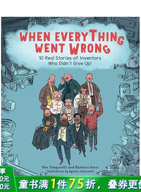 【预售】英文原版 当一切都错了的时候When Everything Went Wrong 6岁+英语儿童漫画绘本 精装 进口图书 善优童书