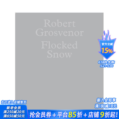 【现货】罗伯特·格罗夫纳：雪花纷飞 Robert Grosvenor: Flocked Snow 原版英文艺术画册画集 正版进口书