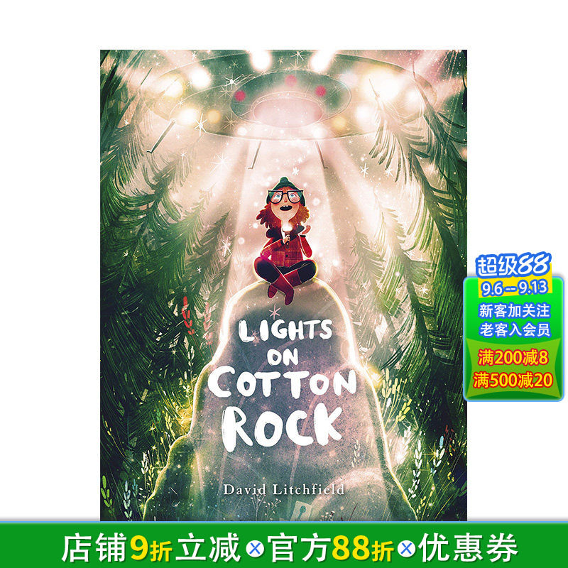 【预售】Lights on Cotton Rock 棉岩石上的光 儿童艺术绘本 3-6岁 英文原版【善优童书】图片
