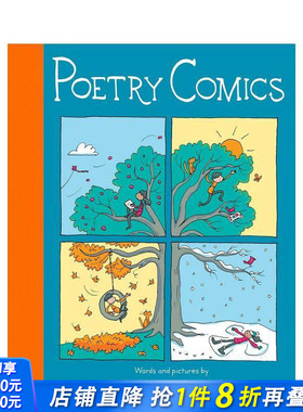 【现货】诗歌漫画 查尔斯·舒尔茨奖得主Grant Snider（平装） Poetry Comics 原版英文漫画书 正版进口书