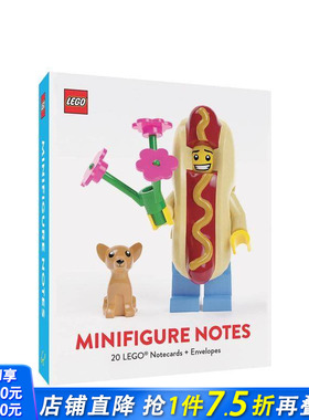 【预售】【笔记本】乐高迷你人物笔记本 LEGO Minifigure Notes 原版笔记本Notebook 艺术创意进口文创周边