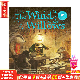 【现货】【绘本大师Robert Ingpen】英文原版 柳林风声 The Wind in the Willows 经典故事 艺术插画绘本 3岁+儿童英语进口图书