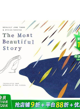 【现货】美好的故事The Most Beautiful Story 6岁以上少儿哲学启蒙故事简笔画绘本 英文原版 Oyvind Torseter 图书