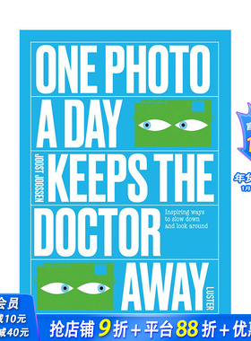 【预售】英文原版 一天一照片 远离医生 One Photo a Day Keeps the Doctor Away 摄影作品 正版进口书籍艺术画册 善优图书