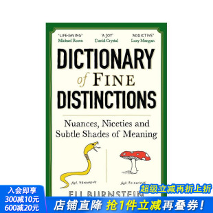 Distinctions 预售 原版 正版 细微差别与精妙之处 英语单词学习 精微辨析词典：语义 进口书 Dictionary 英文生活综合 Fine