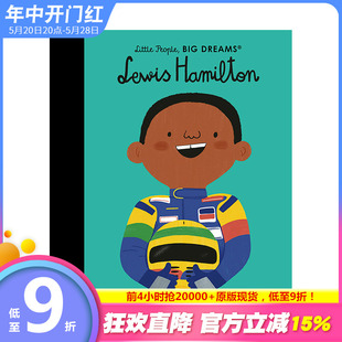 儿童进口英语图书 大梦想 Hamilton 刘易斯·汉密尔顿Lewis 英文原版 小人物 世界名人传记 善优童书 现货 艺术插画绘本 精装