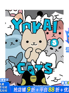 【现货】妖怪猫咪 卷5 日本画师PaNDaNIa Yokai Cats Vol. 5 原版英文漫画书 正版进口书