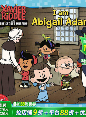 【预售】Xrsm: I Am Abigail Adams，Xrsm: 我是阿比盖尔-亚当斯 原版图书籍进口正版 Degennaro, Gabriella 儿童章节书