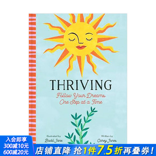 梦想Thriving 英文原版 心灵励志指南 Jones 茁壮成长：一步一个脚印地追寻你 Carey 图书 现货