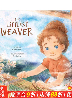 【预售】小织工 Littlest Weaver 英文儿童插画故事绘本 进口童书
