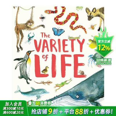 【现货】The Variety of Life 生存的多样性 英文原版 儿童科学科普 知识趣味绘本【善优童书】