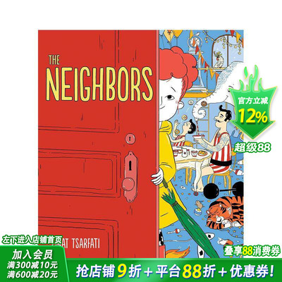 【预售】邻居 The Neighbors 英文儿童插画故事绘本 进口童书