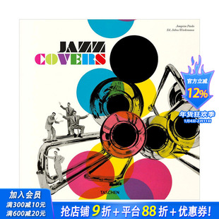【现货】爵士专辑封面设计收藏集 Jazz Covers 英文原版平面设计作品 音乐黑胶收藏指南蓝调音乐史