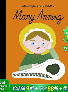 【现货】【小人物，大梦想】玛丽·安宁Mary Anning 英文原版精装 3-6岁儿童科学科技启蒙 艺术绘本 名人传记 女孩篇【善优童书】