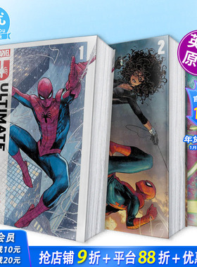 【现货多册选拍】蜘蛛侠 卷1-3册：已婚生活/纸人/家族生意 Marvel漫威ULTIMATE SPIDER-MAN BY JONATHAN HICKMAN 英文漫画进口书