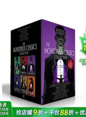 【预售】经典怪物故事盒装集 Monstrous Classics Collection (Boxed Set) 英文小说故事 英语拓展阅读进口书