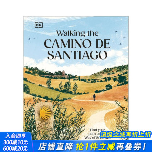 英文旅行 进口书 Walking Santiago Camino 圣地亚哥朝圣之路 the 正版 原版 预售