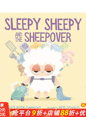 【预售】瞌睡小羊和羊群 Sleepy Sheepy and the Sheepover 英文儿童插画故事绘本 进口童书